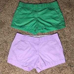 J Crew Chino Shorts Bundle Size 6